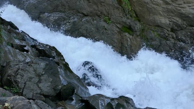 wasserfall simme, lenk, schweiz 