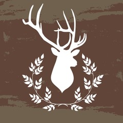 голова оленя