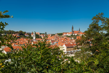 Obraz premium Stadtansicht Meißen mit Blick über die Altstadt