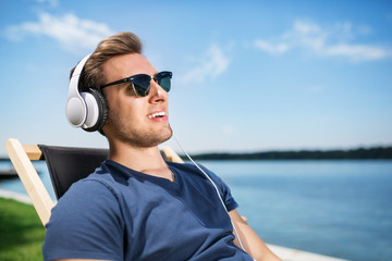 Relax is listening to music