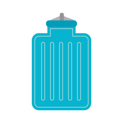 water bag hot cold warm temperature container vector illustration 