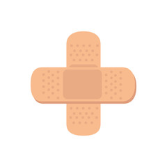 band aids cures plaster medical medicine care vector illustration