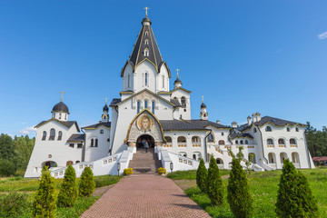 Fototapeta na wymiar Holy-Vladimir cathedral.Valaam Transfiguration Monastery.