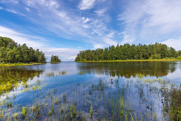 Valaam Island Landscape on a sunny day