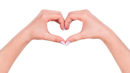 Obraz premium Young female hands