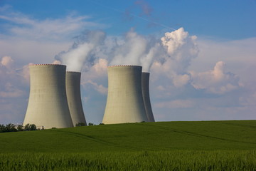 Nuclear power plant Temelin, Czech Republic.