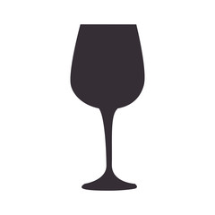 wine glass beverage liquor alcohol liquid drink vector illustration