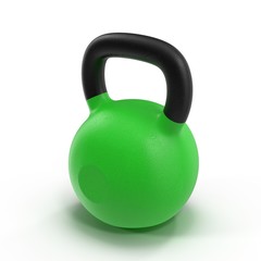 Fototapeta na wymiar Kettlebell isolated on white 3D Illustration