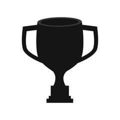 winner cup trophy sport competition championship award vector illustration