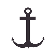 anchor nautica sea ship marine vintage insignia maritime symbol vector illustration
