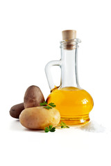 Sunflower oil and potatoes