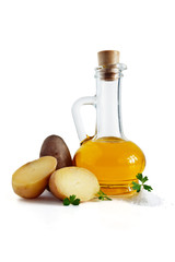 Sunflower oil and potatoes