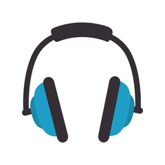 music headphone technology and electronic device vector illustration