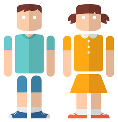 男の子と女の子

