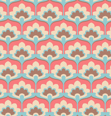 seamless vintage flower pattern