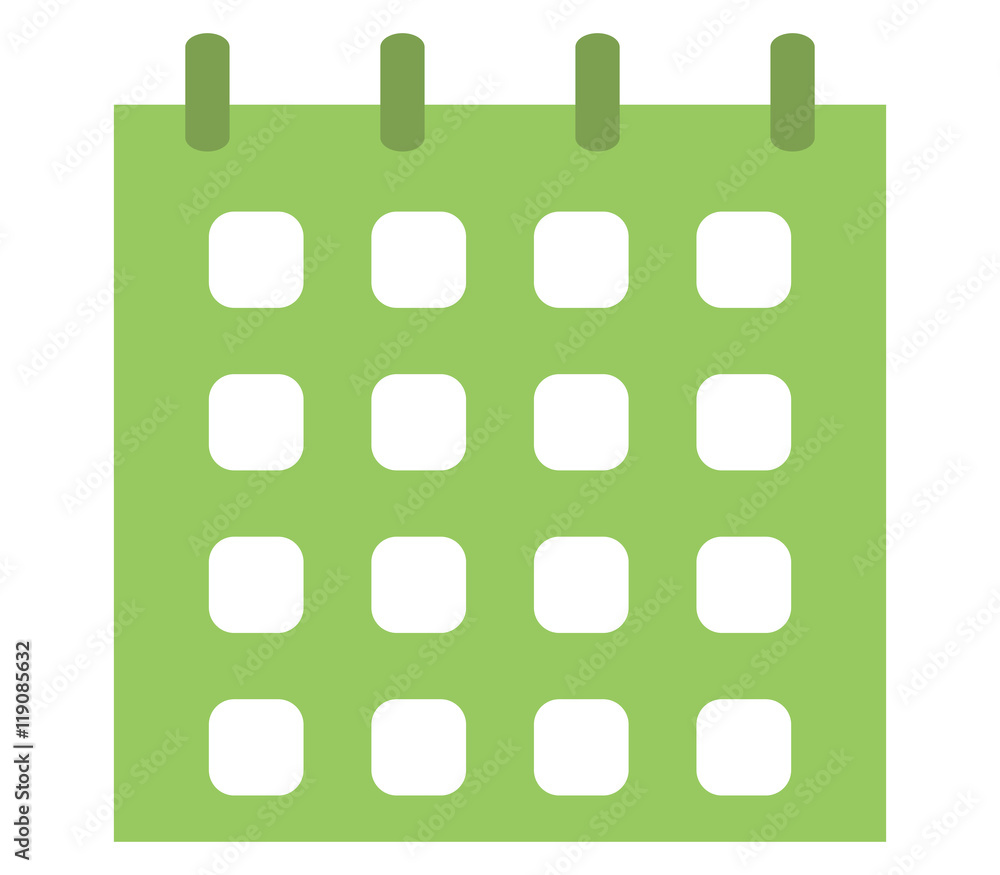 Wall mural calendar icon