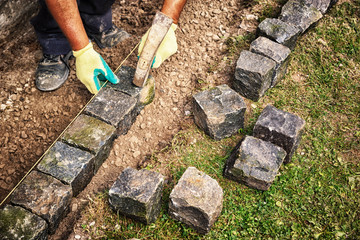 Preparing the Paving: Placing the Edging