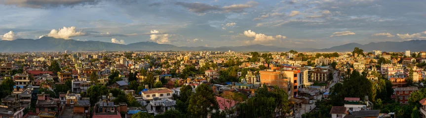 Foto op Aluminium Panoramisch zicht op Kathmandu vanuit Patan © Thomas Dutour