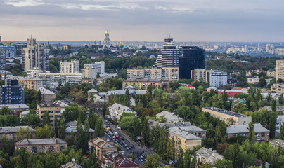 View Pechersk, Kiev from the top