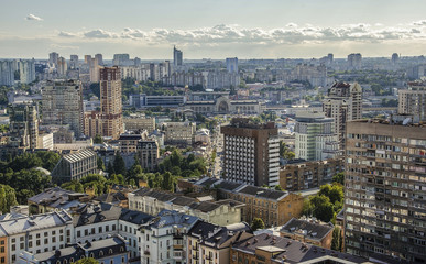 Fototapeta na wymiar View Pechersk, Kiev from the top