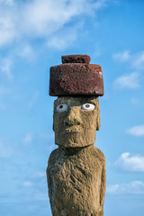 Moais  in Easter Island Chile