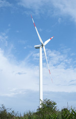 Windpark Anlage in Schleswig-Holstein, Deutschland 