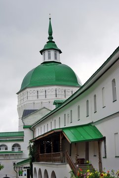 Trinity Sergius Lavra in Russia. UNESCO World Heritage Site. Color photo.