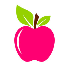 Red apple illustration