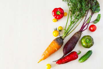 Овощи в ассортименте.