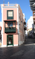 Balkon an einem Haus in Santa Cruz de La Palma