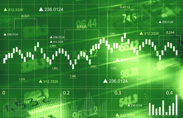 Finance data concept