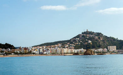 Naklejka premium Lloret de Mar, Coasta brava, Spain