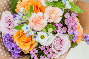 flower market, bright vivid colorful fresh flowers