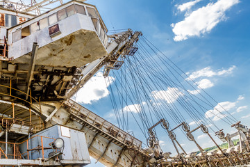 multibucket excavator elements, giant stacker, absetzer details