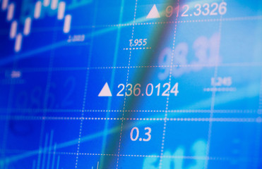 Finance data concept