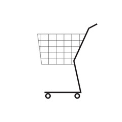 Shooping cart symbol. Icon