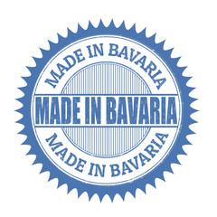 Made in Bavaria stamp or seal