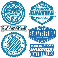 Made in Bavaria stamps or labels