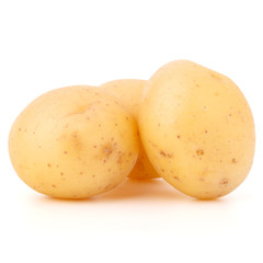 new potato tuber isolated on white background cutout