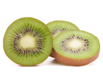 Fototapeta premium Sliced kiwi fruit half