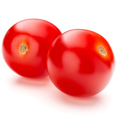 fresh cherry tomato isolated on white background cutout