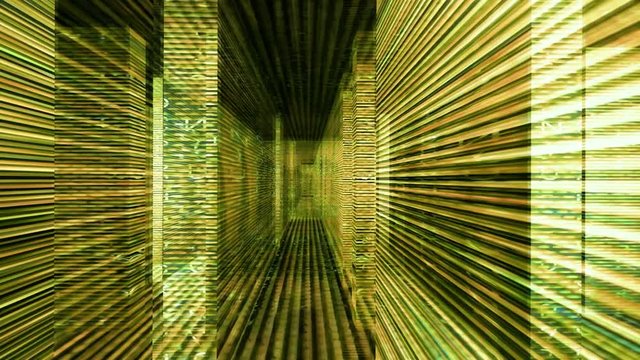 Digital Graffiti 033: Traveling through a maze of streaming data (Loop).