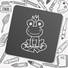 frog prince doodle