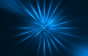 Obraz premium abstract zoom blue background