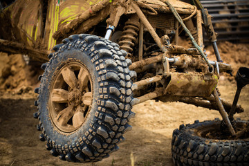 Fototapeta na wymiar offroad tire