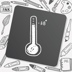 thermometer doodle
