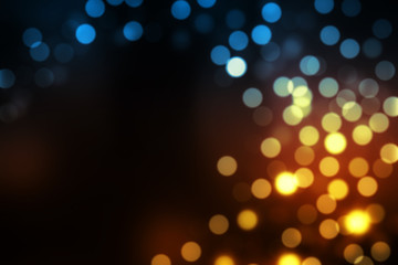 Abstract circular bokeh background of Christmaslight