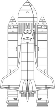 Illustration Of Space Shuttle