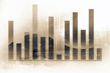 Finance data concept