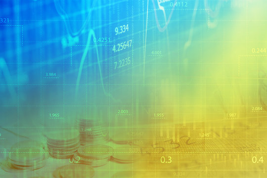 Finance data concept